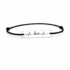 Bratara Personalizata Data – Neagra