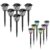 Set 6 lampi solare LED RGB, Waterproof