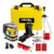 Set nivela laser cu linii 4 x 360° Nivel System CL4R_SET_SJJM1EX, fascicul rosu, 30/70m, acumulator 3,7 V, geanta transport, trepied 1,82 m