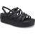 Sandale Crocs Brooklyn Strappy Low Wedge Negru – Black