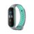 Curea din silicon Beline Design compatibila cu Xiaomi Mi Band 7/6/5, Gri / Verde