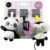 GaGaGu Set 3 jucarii GaGaGu – Maimutica, ursulet panda si minge, Multicolor
