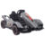 Masina electrica Kart DLS-X2, cu drift, telecomanda si lumini LED, gri