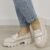 Mocasini bej lacuiti de tip loafers MO-6 01