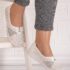 Pantofi casual Bej dama din Piele Ecologica Aveline