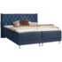 Pat Boxspring, 180/200 cm, albastru