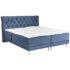 Pat Boxspring, 160/200 cm, albastru