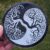 Disc selenit Tree of Life | Model YIN-YANG