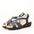 Sandale bleumarin din piele naturala Sara 129