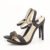 Sandale negre cu toc inalt Mia 131