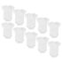 Set 5 body-uri din bumbac albe cu maneca scurta Drool, 0-3 luni